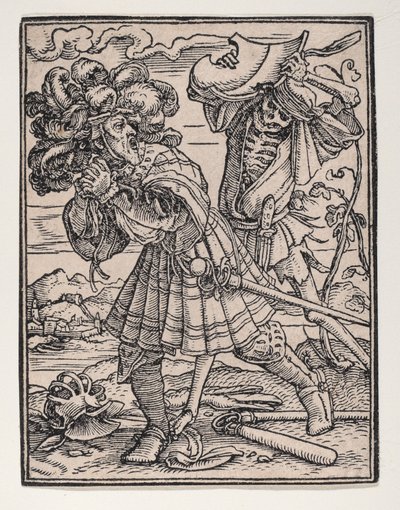 Kreivi, The Dance of Death, n. 1526, julkaistu 1538. tekijältä Hans Lützelburger