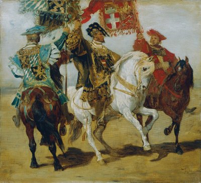 Kolme asennettua vakiokannatinta tekijältä Hans Makart