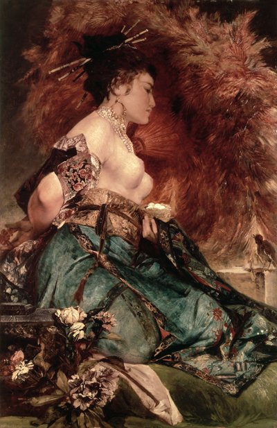 Japanilainen tyttö tekijältä Hans Makart