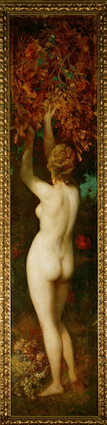 Taste - sarjasta Die fuenf Sinne (öljy kankaalle) (öljy kankaalle) tekijältä Hans Makart