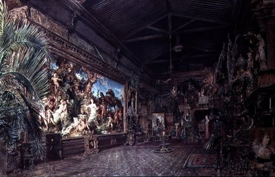 Taiteilijan ateljee tekijältä Hans Makart