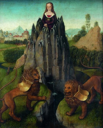 Allegoria siveydestä, noin 1475. tekijältä Hans Memling