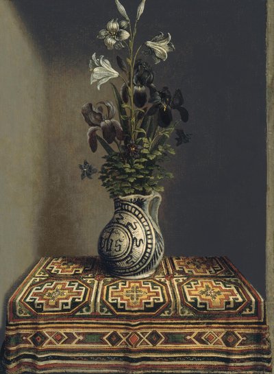 Kukat kannussa, noin 1485 tekijältä Hans Memling
