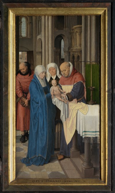 Oikea paneeli Jan Floreinsin triptyykistä tekijältä Hans Memling