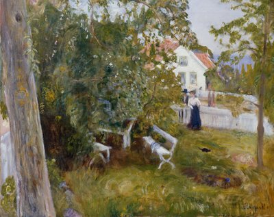 Kesäinen maisema tekijältä Hans Olaf Heyerdahl