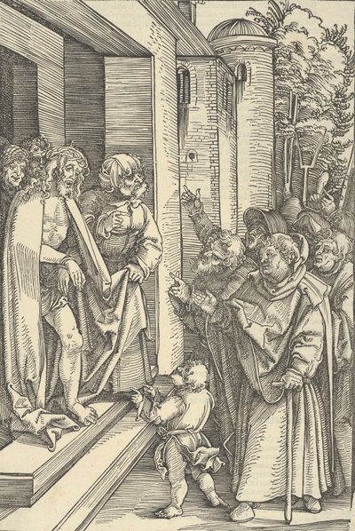 Katso Mies, Herramme Jeesuksen Kristuksen kärsimyksen peilistä, 1507 tekijältä Hans Schäufelein the Elder