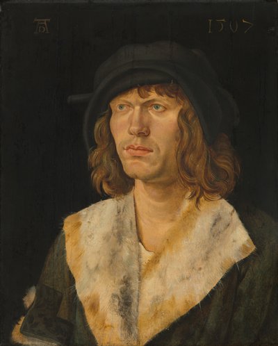 Miehen muotokuva, c. 1507. tekijältä Hans Schäufelein the Elder