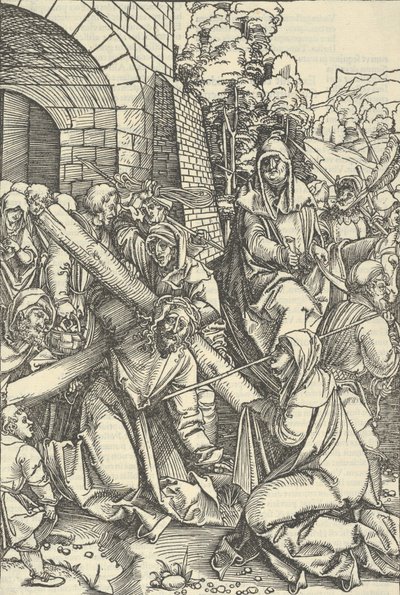 Ristin kantaminen, Herramme Jeesuksen Kristuksen kärsimyksen peilistä, 1507. tekijältä Hans Schäufelein the Elder