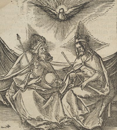 Pyhä kolminaisuus, Hymmelwagenista kuka elää hyvin..., 1517. tekijältä Hans Schäufelein the Elder