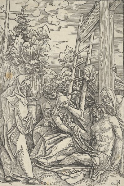 Valituslaulu, Kristuksen elämä, n. 1511-12. tekijältä Hans Schäufelein the Elder
