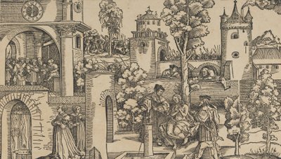 Susannan tarina, 1536. tekijältä Hans Schäufelein the Elder