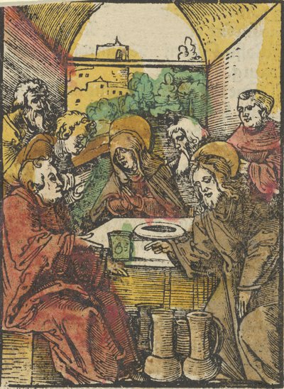 Häät Canassa, Das Plenariumista, 1517. tekijältä Hans Schäufelein the Elder