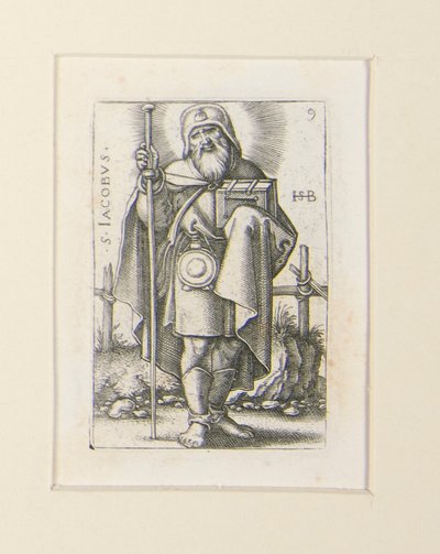 Kahdentoista apostolin sarja etulevyllä tekijältä Hans Sebald Beham