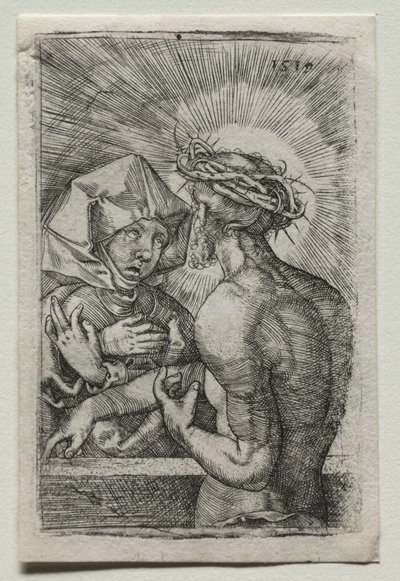 Kristus ja Neitsyt, 1519. tekijältä Hans Sebald Beham