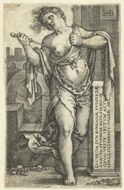 Lucretian kuolema tekijältä Hans Sebald Beham