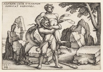 Hercules ja Antaeus tekijältä Hans Sebald Beham