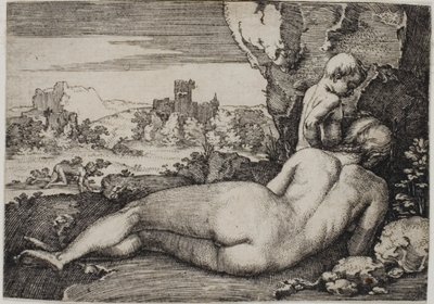 Pyhän Johannes Krysostomoksen katumus tekijältä Hans Sebald Beham
