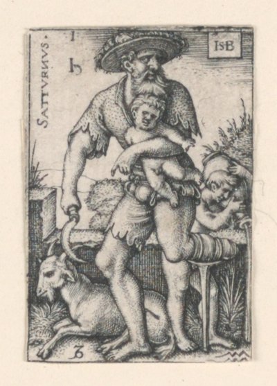 Saturnus, Seitsemästä planeettasta tekijältä Hans Sebald Beham