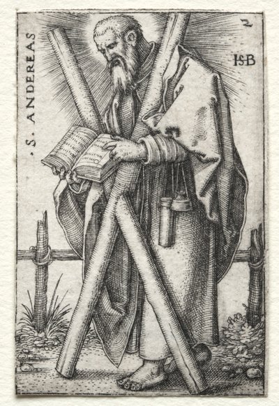 St. Andrew, 1545-1546. tekijältä Hans Sebald Beham