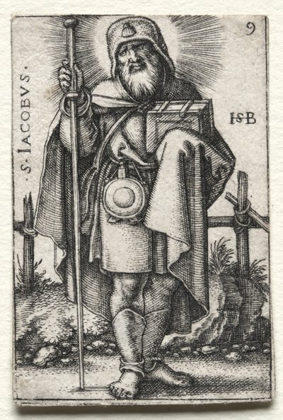Pyhä Jaakob Suuri, 1545-1546. tekijältä Hans Sebald Beham