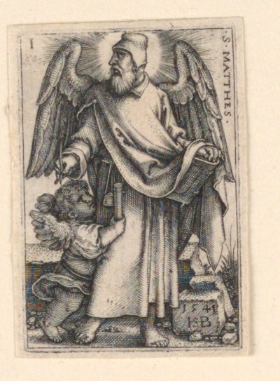 St. Matthew, neljästä evankelistasta tekijältä Hans Sebald Beham