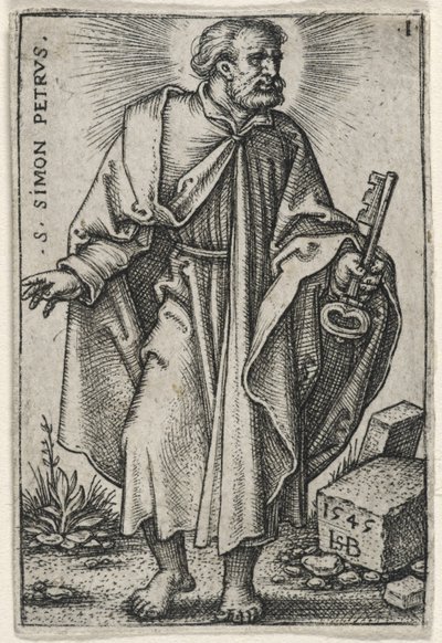 Pyhä Pietari, 1541-46 tekijältä Hans Sebald Beham