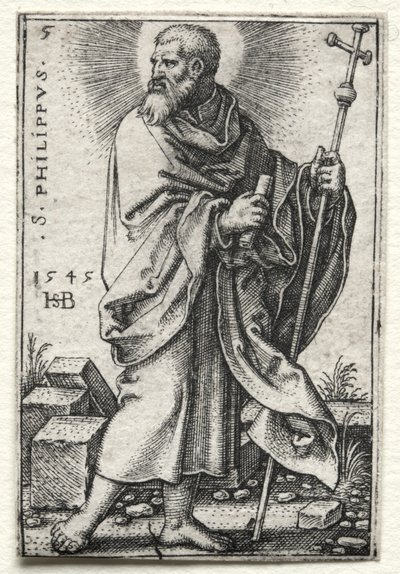 Pyhä Filippus, 1545-1546. tekijältä Hans Sebald Beham
