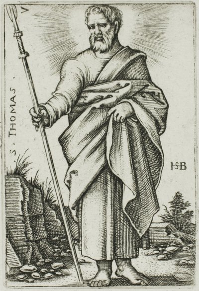 St. Thomas, levy 7 kahdestatoista apostolista tekijältä Hans Sebald Beham