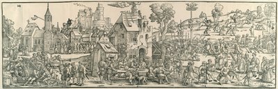 Suuren kylän messut tekijältä Hans Sebald Beham