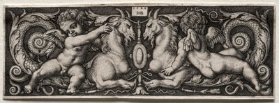 Two Genii, 1544. tekijältä Hans Sebald Beham
