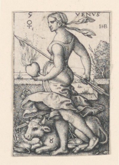 Venus, Seitsemästä planeettasta tekijältä Hans Sebald Beham