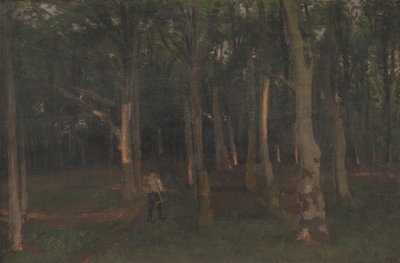 Metsä auringonlaskun aikaan tekijältä Hans Smidth