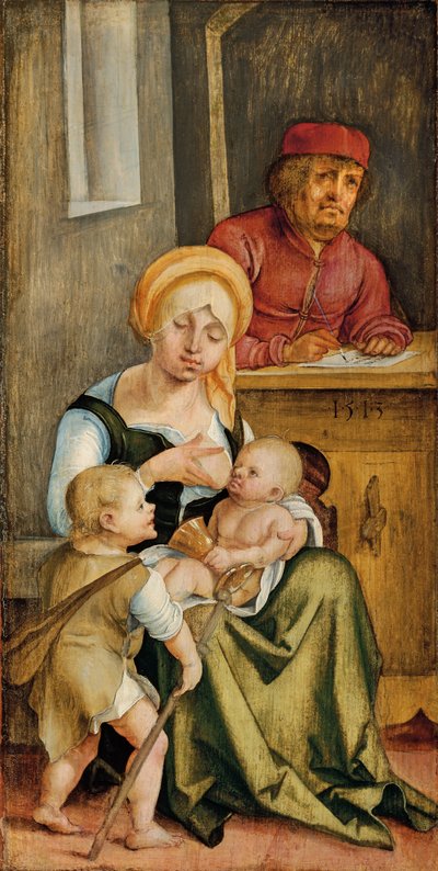 Mary Clopas ja hänen perheensä, 1515 tekijältä Hans Suess Kulmbach