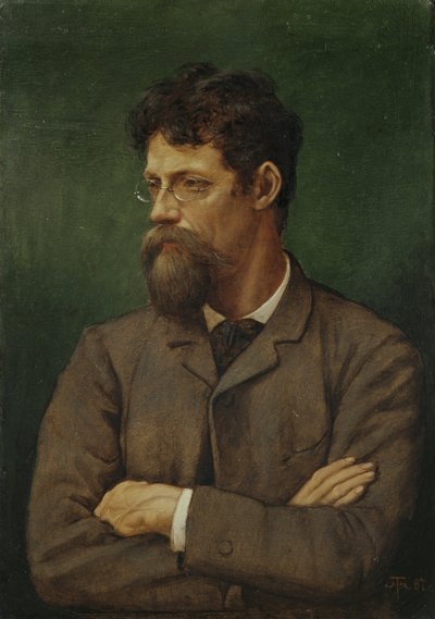 Siellä Albert Lang maalaa tekijältä Hans Thoma