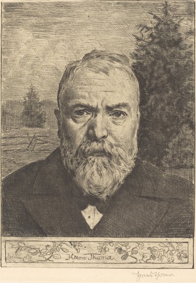 Omakuva II tekijältä Hans Thoma