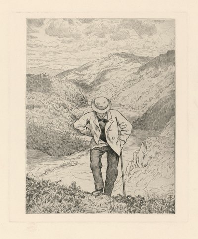 Vuoristovaeltaja tekijältä Hans Thoma