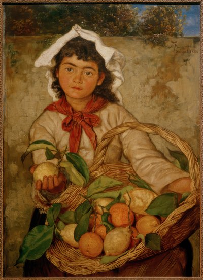 Zitronenverkäuferin tekijältä Hans Thoma