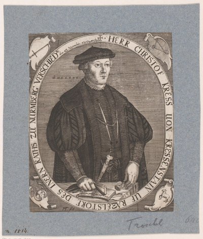 Christoph II Kreß von Kressensteinin muotokuva tekijältä Hans Troschel