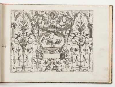Làmina 24, de Grotteßco: in diverßche manieren (Diverses grotesques)finès tekijältä Hans Vredeman de Vries