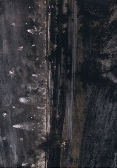 Kolmas Champagnen taistelu: Tykistöpommitukset Argonnesin länsipuolella, syyskuu 1915, kuva Hindenburgista, julkaissut Daterlandischer Derlag C U Weller Berlin tekijältä Hans W. Schmidt