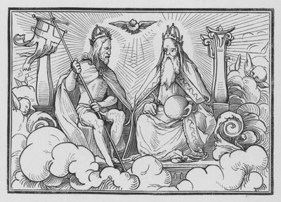 Ennustus Kristuksen valtakunnasta, Psalmi CX, 1 tekijältä Hans after Holbein the Younger