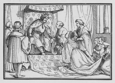 Ester on kruunattu kuningattareksi, Esther II, 17 tekijältä Hans after Holbein the Younger
