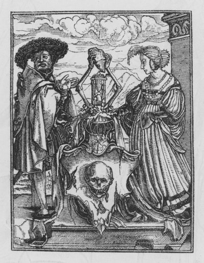 Holbeinin kuoleman tanssi: Kuoleman allegorinen peitto tekijältä Hans after Holbein the Younger