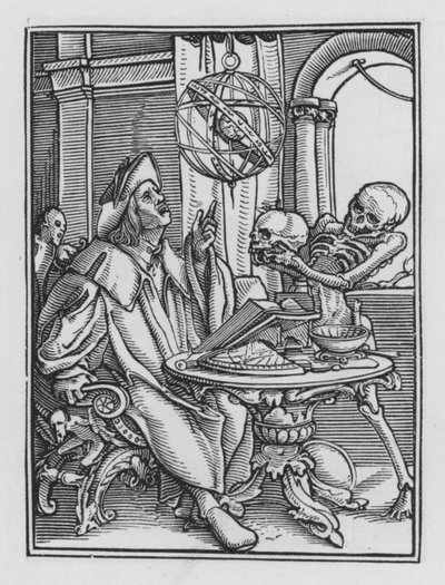 Holbeinin kuoleman tanssi: Astrologi tekijältä Hans after Holbein the Younger