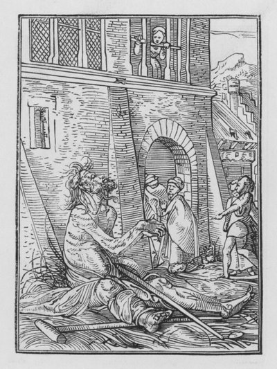 Holbeinin Kuolematanssi: Kerjäläinen tekijältä Hans after Holbein the Younger