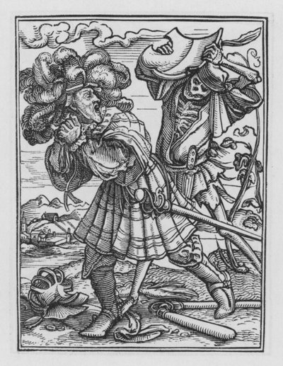 Holbeinin kuolematanssi: Kreivi tekijältä Hans after Holbein the Younger