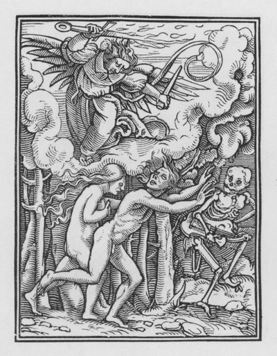 Holbeinin Kuolematanssi: Karkotus tekijältä Hans after Holbein the Younger