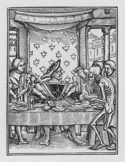 Holbeinin kuolematanssi: Kuningas tekijältä Hans after Holbein the Younger