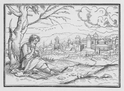 Jonah Repining Gods Mercyssä, Joona IV, 5 tekijältä Hans after Holbein the Younger