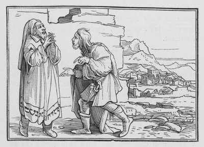 Nehemia Mourneth, Fasteth ja Prayeth, Nehemia I, 3 tekijältä Hans after Holbein the Younger